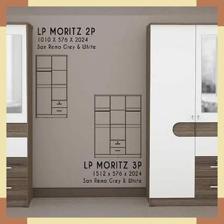 Lemari pakaian 3 pintu  MORIZT series merk OLYMPIC  Shopee 