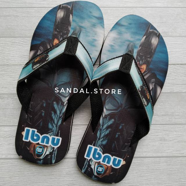 sandal Custom Nama Anak/Dewasa Karakter BATMAN FREE Custom Suka Suka