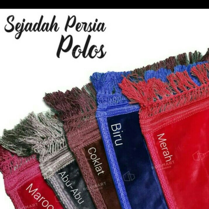 sajadah persia polos uk 110X70