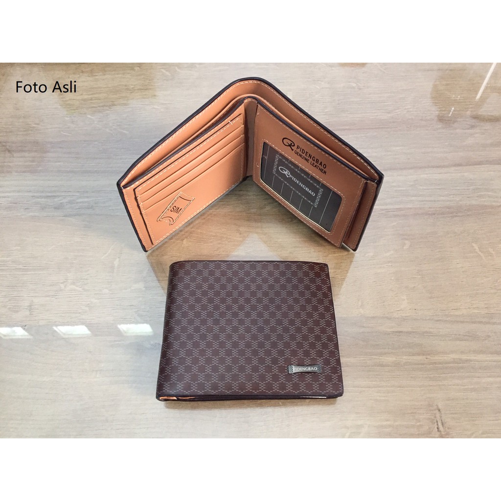 Dompet Pria  Import Murah Pidengbao Lipat