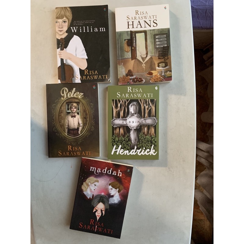 RISA SARASWATI : William, Hans, Peter, Hendrick, Maddah (PRELOVED)