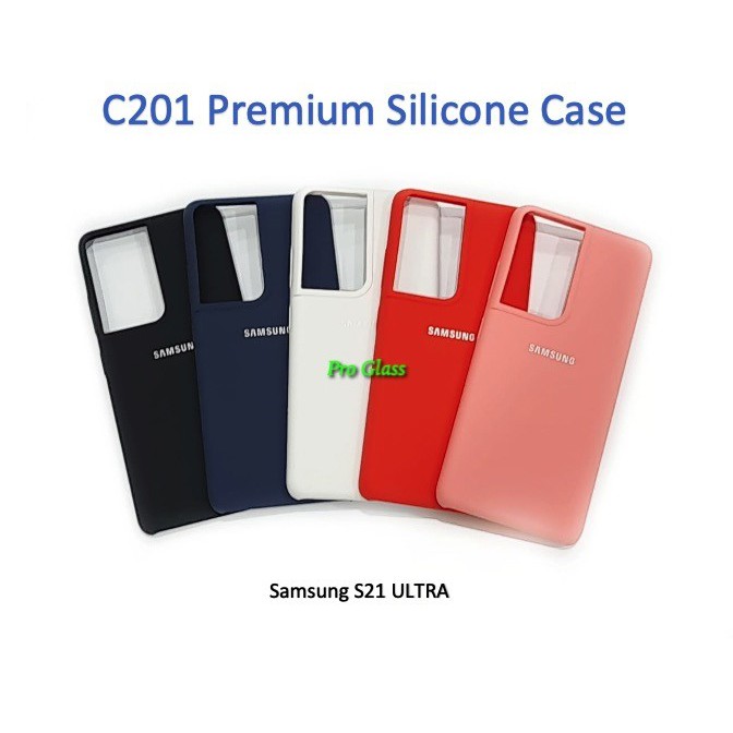 C201 Samsung S21 / S21 PLUS /  S21 ULTRA Original Samsung Silicone Leather Case