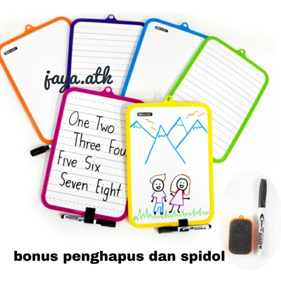 

[SKU : VYHLT] PAPAN TULIS WHITEBOARD KECIL MINI ANAK PAPAN TULIS WHITEBOARD ANAK PAPAN TULIS 2 SISI