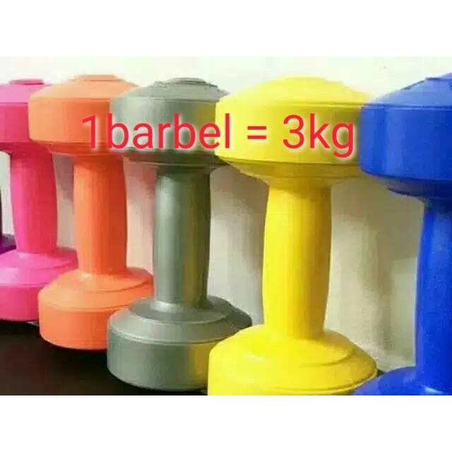 DUMBELL 3KG / BARBEL 3kg / DUMBELL STAMINA HERCULES SPORT 3KG