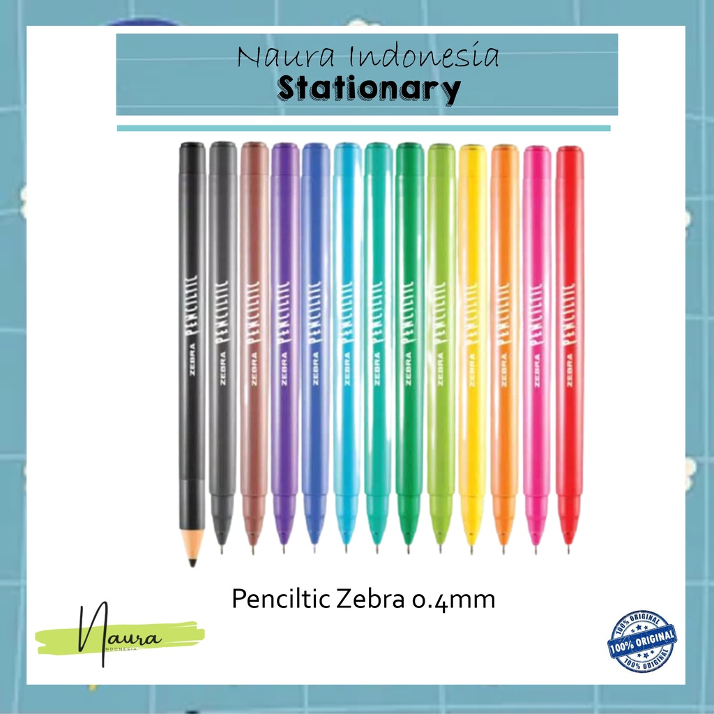 

Penciltic Zebra 0.4mm | Penciltic Zebra Fineliner | ZEBRA Penciltic