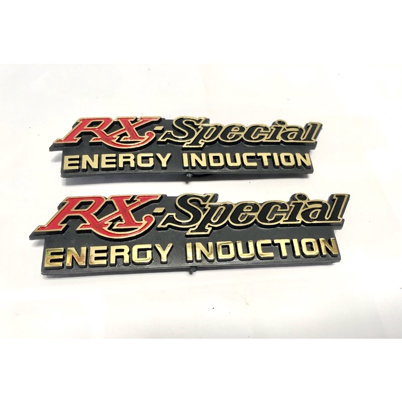 Emblem logo Rxs Rx special spesial emblem logo bok aki Yamaha RX special - emblem bok aki RX spesial