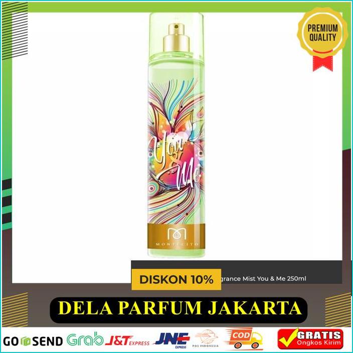 MONTECITO FRAGRANCE MIST YOU & ME 250ML - COLOGNE WANITA BEST SELLER