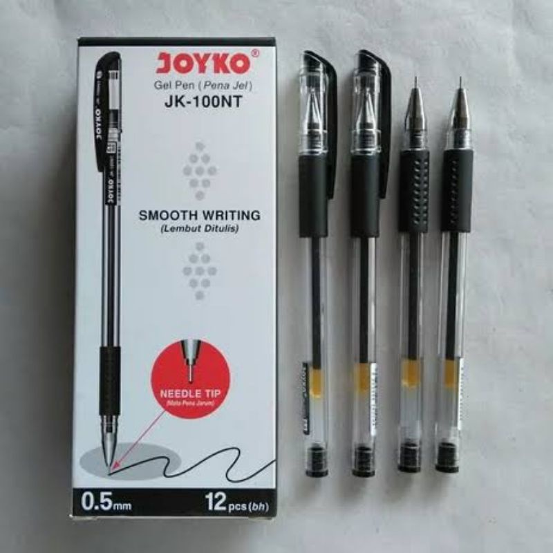 Jual Pulpen Joyko JK 100NT Pen Gel (12 PCS) | Shopee Indonesia