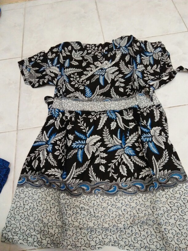 Baju Batik Anak Perempuan Umur 2-13 Tahun Terbaru / Dress Anak Batik Lengan Pendek Anak Cewek Murah