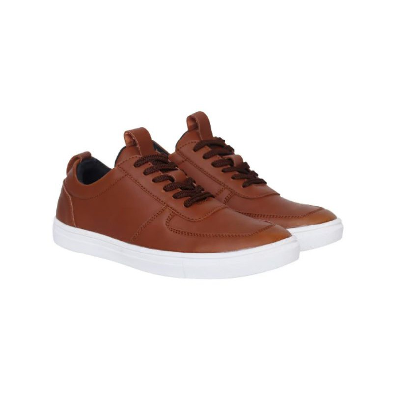 REGAN BROWN |WOLF x HEROES| Sepatu Sneakers Pria Kasual Sporty Running Sepatu Polos a