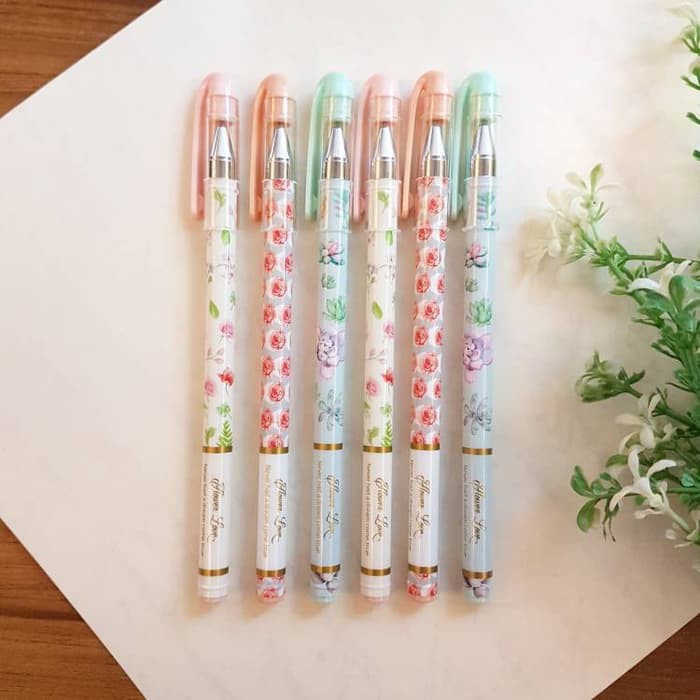 

Alat Tulis | Pulpen | Gel Pen Flower Love Shabby Chic