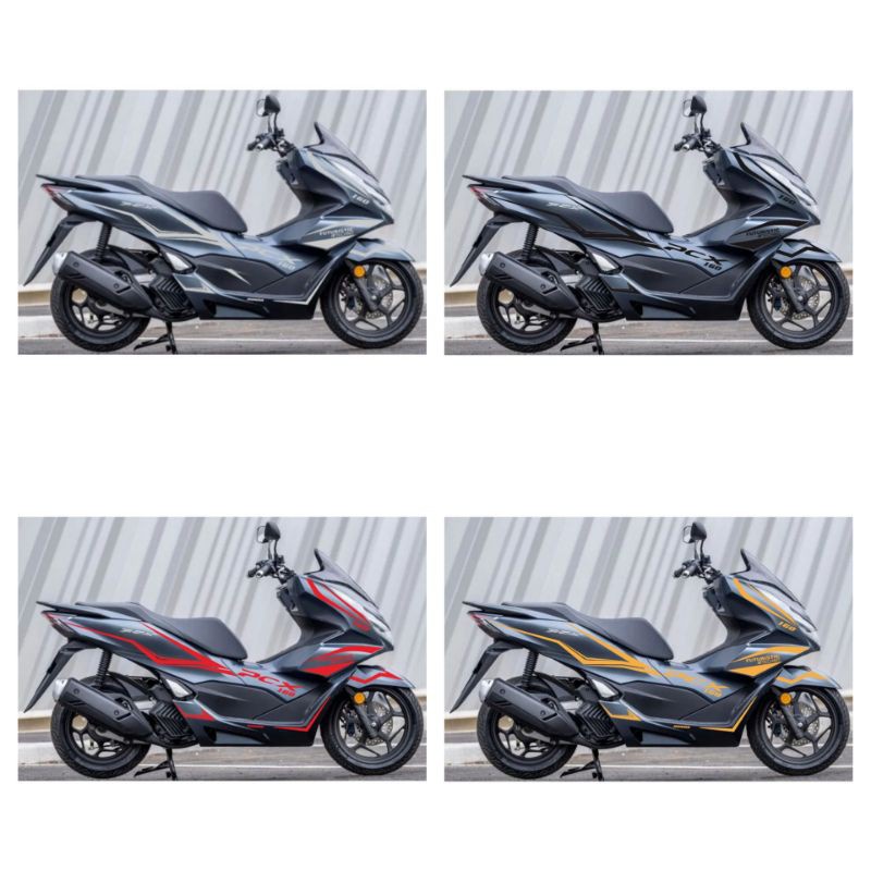 Striping Cutting Sticker Honda Pcx 160 2021 Marvelous Matte Grey