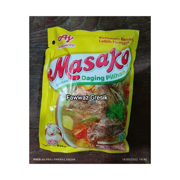 Masako Penyedap Ayam Sapi 250gr - Masako Ayam Sapi 250gr Penyedap Rasa 250g