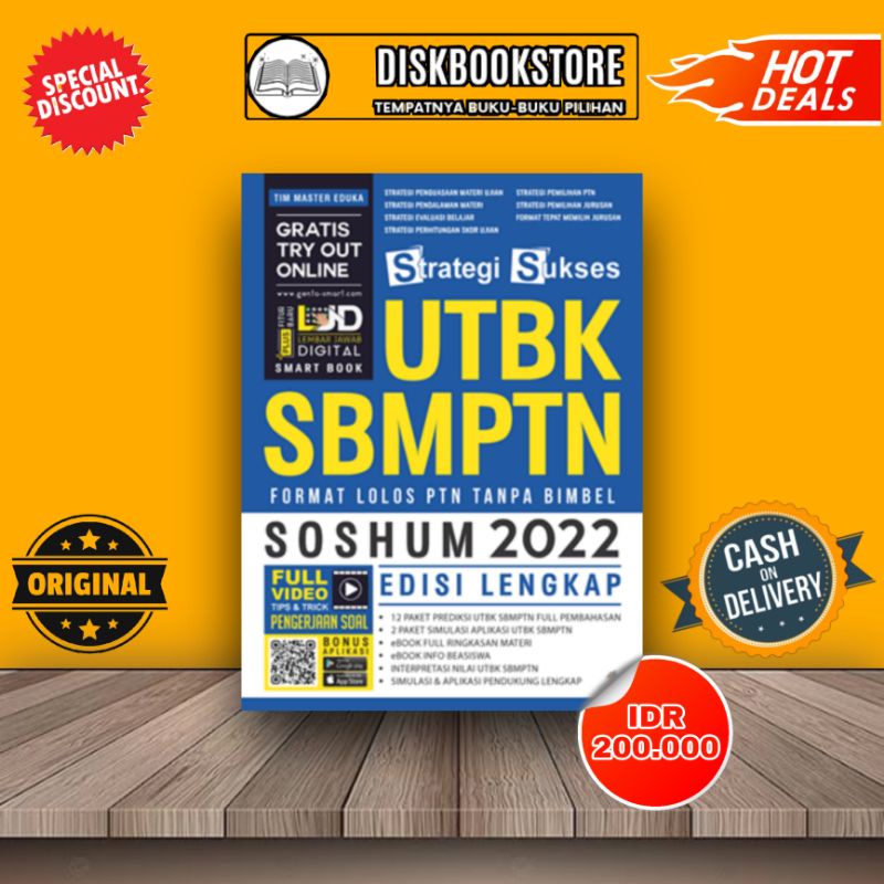 BUKU UTBK SBMPTN 2022 STRATEGI SUKSES UTBK SBMPTN SOSHUM 2022