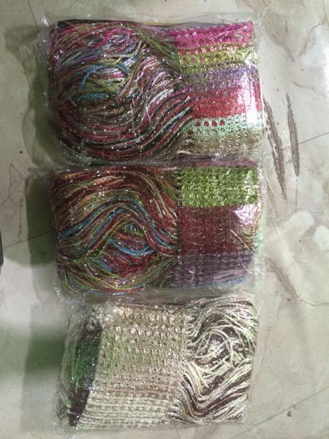 Tirai Benang Gliter Pelangi