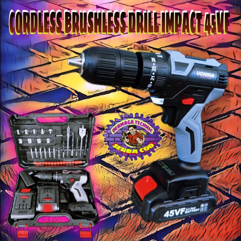 MESIN CORDLESS BRUSHLESS 45VF UCHIHA JAPAN
