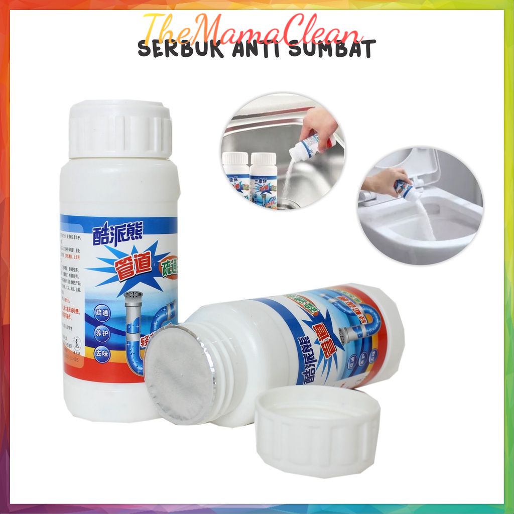 Bubuk Anti Sumbat Mampet/WC Mampet melancarkan saluran air pipa tersumbat