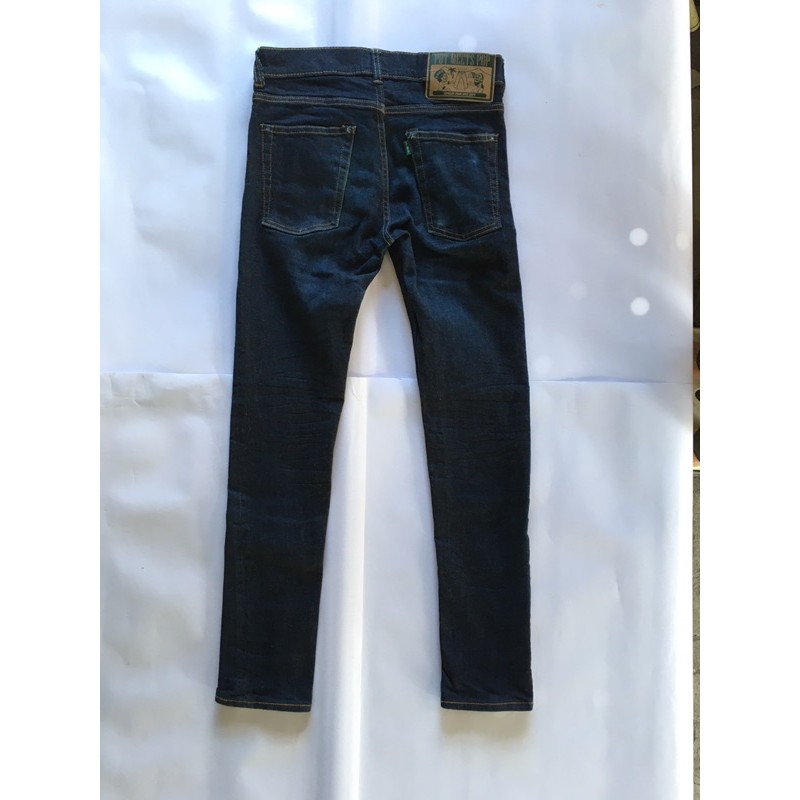 Pot Meets Pop PMP Denim Jeans Afghani Indigo non Selvedge Selvage Second Preloved Bekas Thrift