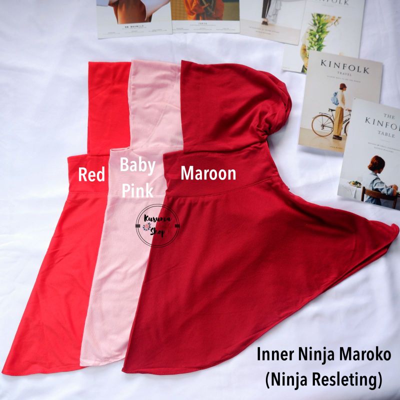 Inner Ninja Maroko sleting bahan Kaos