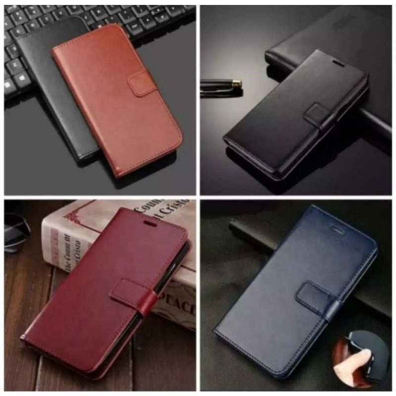 (HM) -Realme C1 C2 C3 5 C12 C15 C25 8 8 Pro C21 Flip case buka tutup kesing hp casing flip case leat