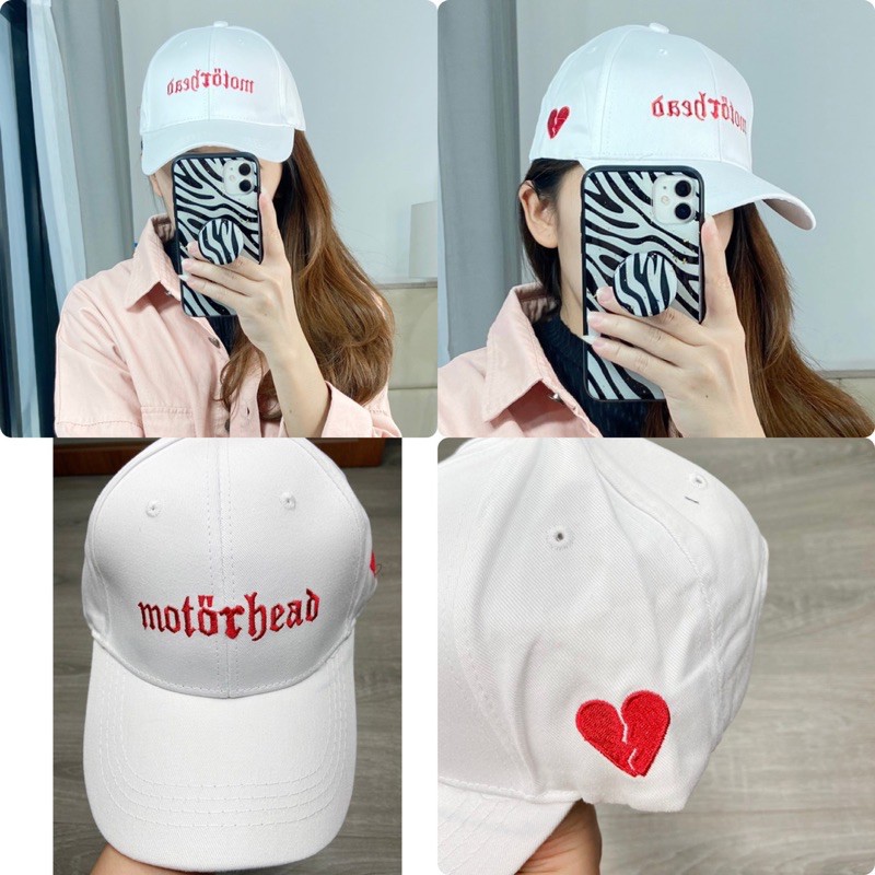 topi import wanita / topi baseball/ topi wanita / topi motor head / topi putih