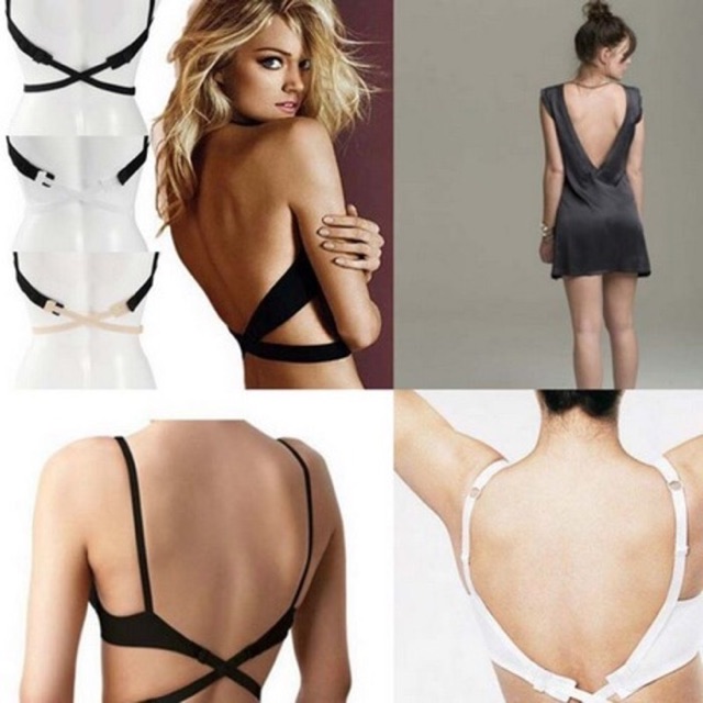 Tali bra penyambung utk Backless / Low Back Bra Strap