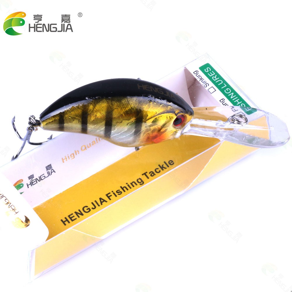 HENGJIA 1pcs 9cm/13g CrankBait Minnow Umpan Pancing Fishing Lure Ikan bait Memancing Peralatan