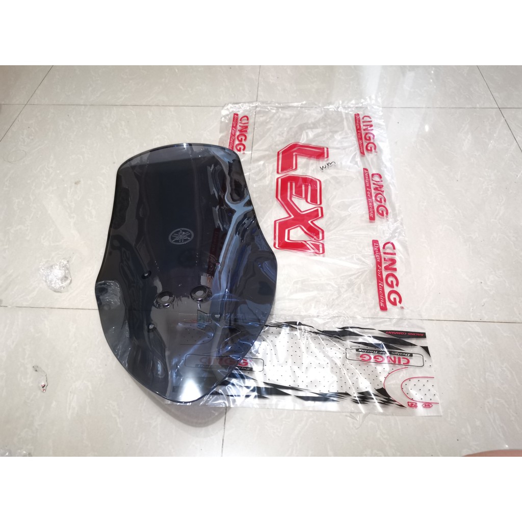 WINSHIELD VISOR YAMAHA LEXI TEBAL TINGGI 55 CM MODEL ORI