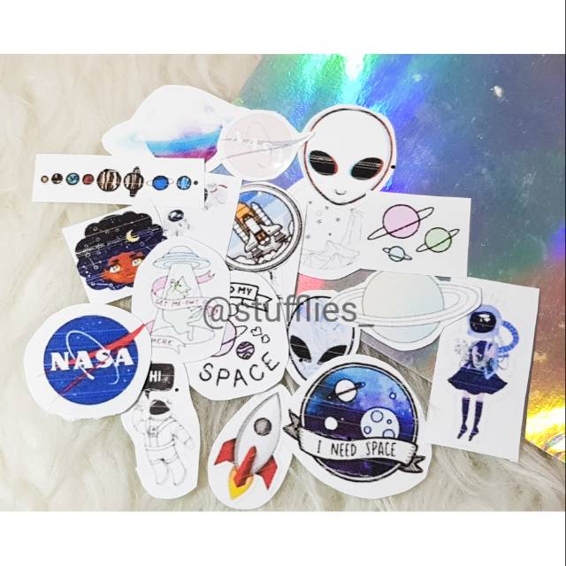 

aesthetic sticker pack: galaxy thetic