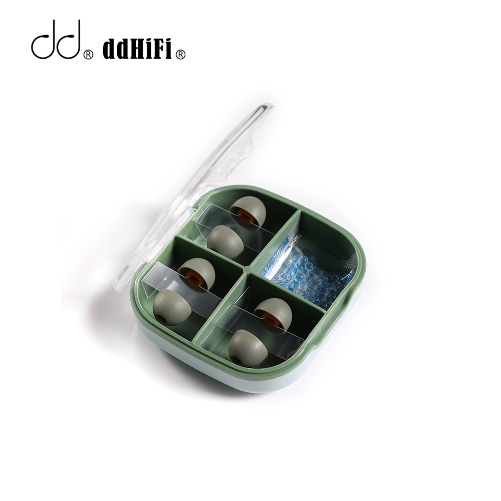 Ddhifi ST35 3 Pasang / 6pcs Eartips Bahan Silikon Dengan Kotak Penyimpanan