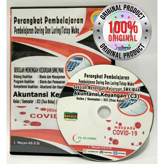 RPP 1 lembar (RPP daring dan Luring/tatap muka) SMK Akuntansi Keuangan(C3) KelasXII, 2Semester
