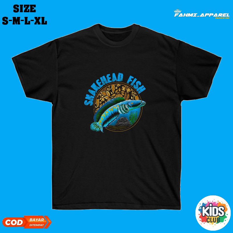 Kaos Distro Anak Channa Auranti Terbaru Murah/Baju Anak Channa Snakehead