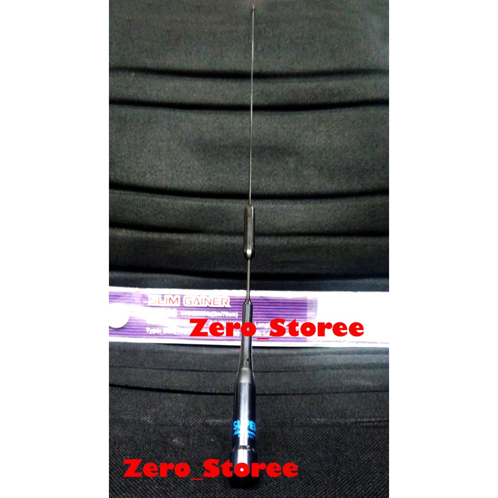 Slim Gainer Antena AZ506 VHF UHF Dual Band DualBand Antena RIG mobil HT antenna AZ 506 Bkn diamond az505 az505n 506