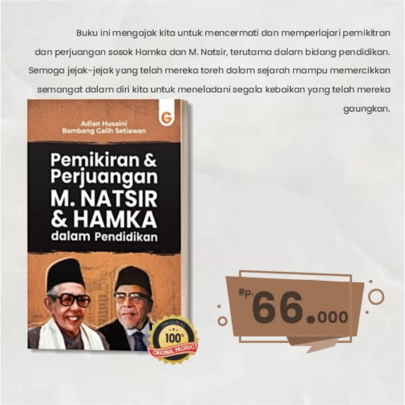 Pemikiran dan Perjuangan M. Natsir dan Hamka dalam Pendidikan