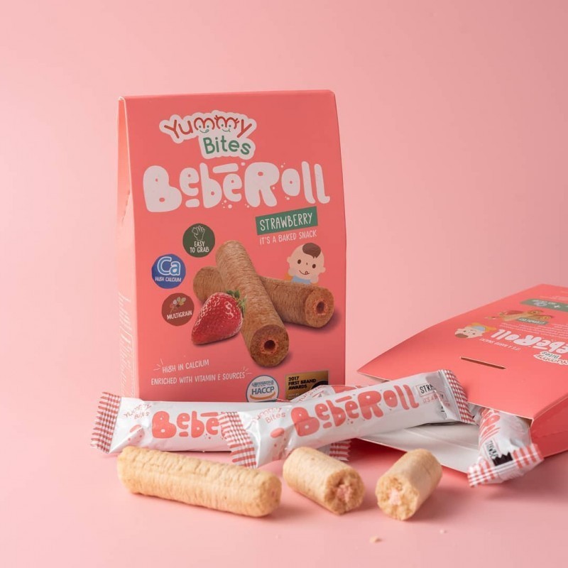 YUMMY BITES Beberoll 40g // Snack Bayi // Biskuit Bayi // Cemilan Bayi