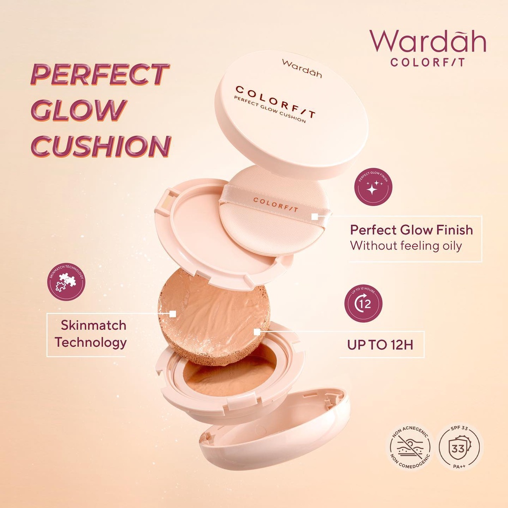 Wardah Colorfit Perfect Glow Cushion