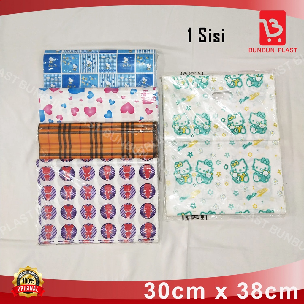

Plastik HD Pond Oval Motif 30x38 cm / Plastik Packing Olshop Merk KING SEVEN MOTIF 1 SISI