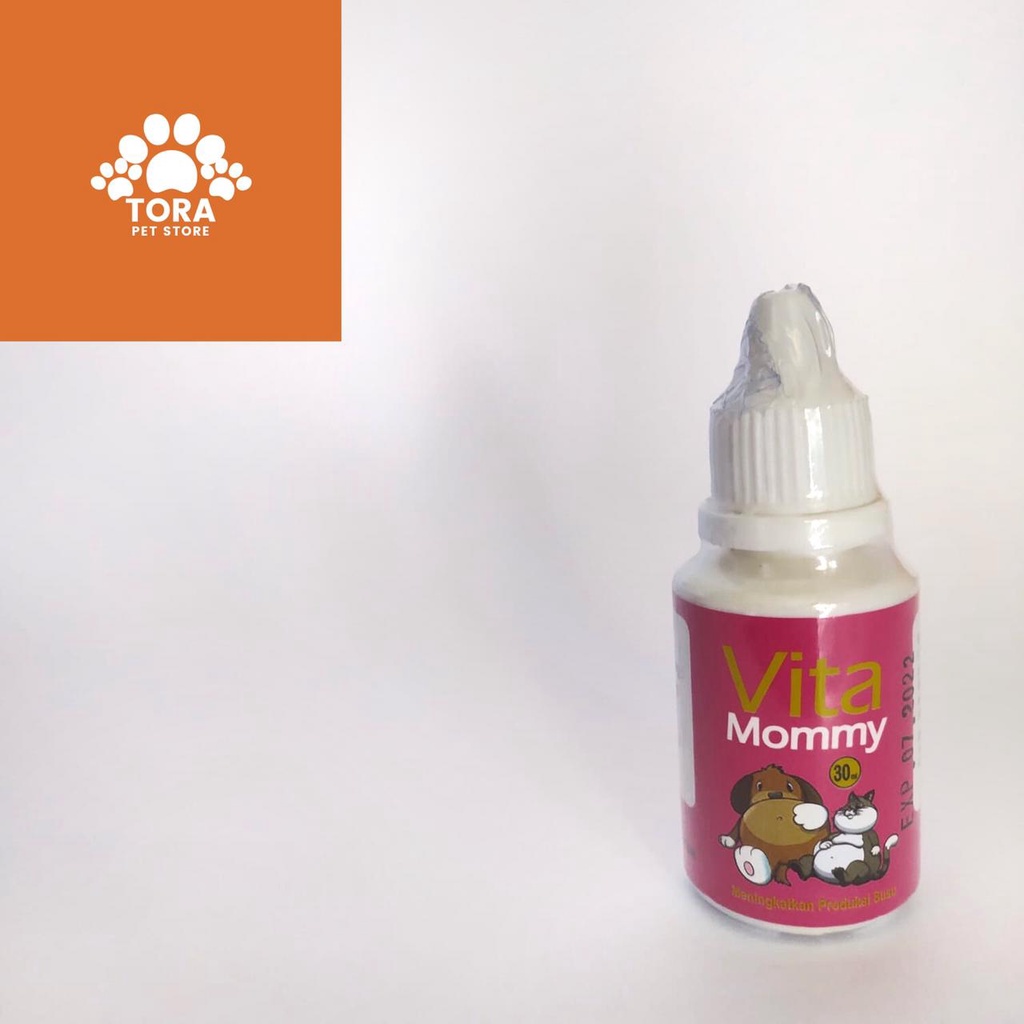 VITA MOMMY / PENAMBAH AIR SUSU KUCING ANJING / MEMPERKUAT JANIN KUCING ANJING / BTM