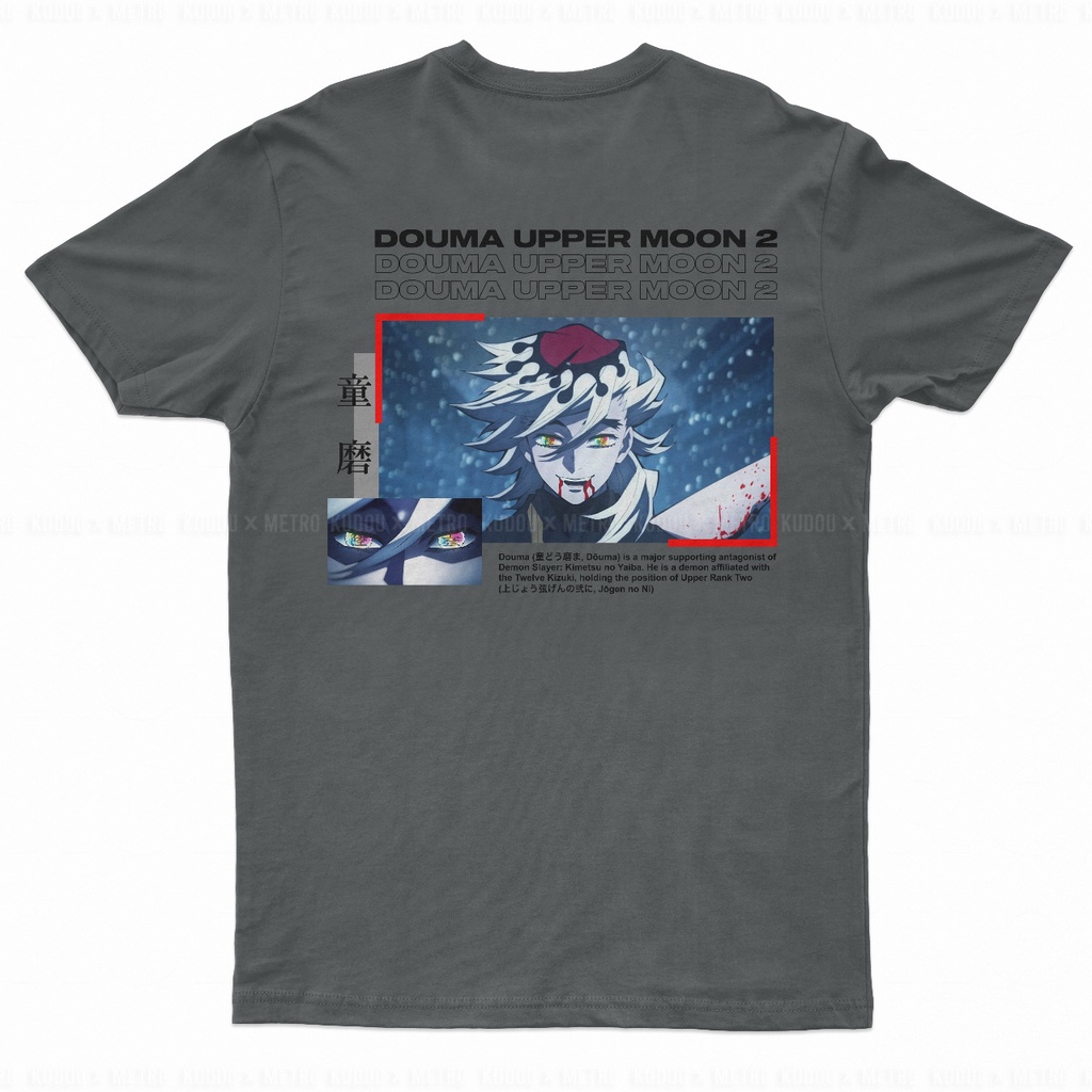 Tshirt Douma Upper Moon Anime Manga Kimetsu No Yaiba Premium Demon Slayer Unisex