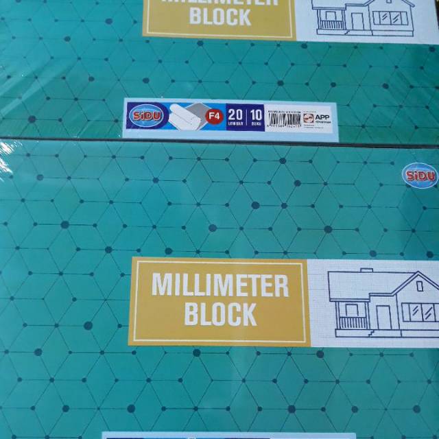 

Buku Millimeter Block SIDU F4 Legal 20lembar