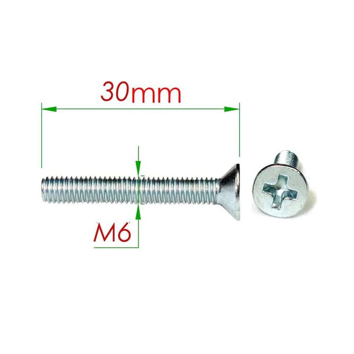 Sekrup Mesin M6x30 Baut JF Baud JF