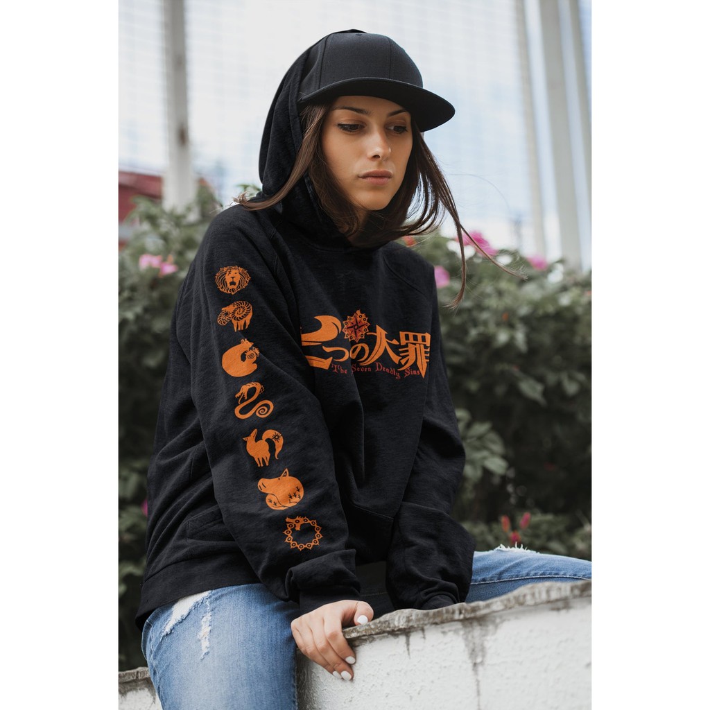 Hoodie Nanatsu Seven deadly Sins Orange