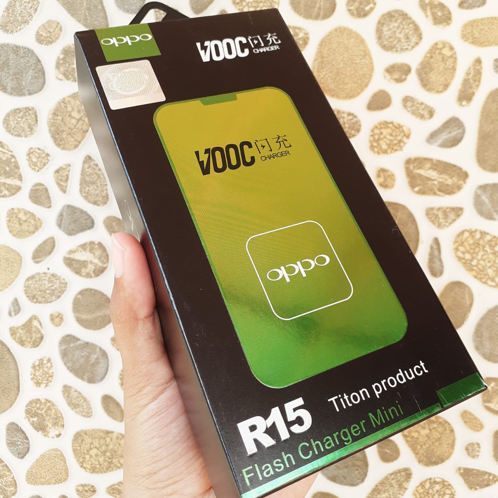 TC VOOC 100% ORIGINAL CHARGER  OPPO R15 TITON
