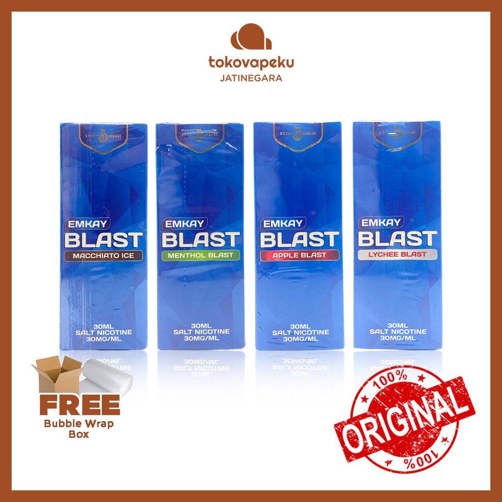 EMKAY BLAST SALTNIC 30MG EMKAY BLAST 30ML ORI by EMKAY BREWER