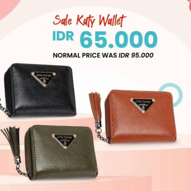 KATTY WALLET JIMS HONEY DOMPET WANITA MURAH JIMS HONEY