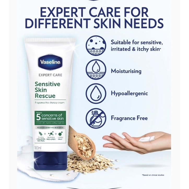 Vaseline Sensitive Expert Care 100 ml