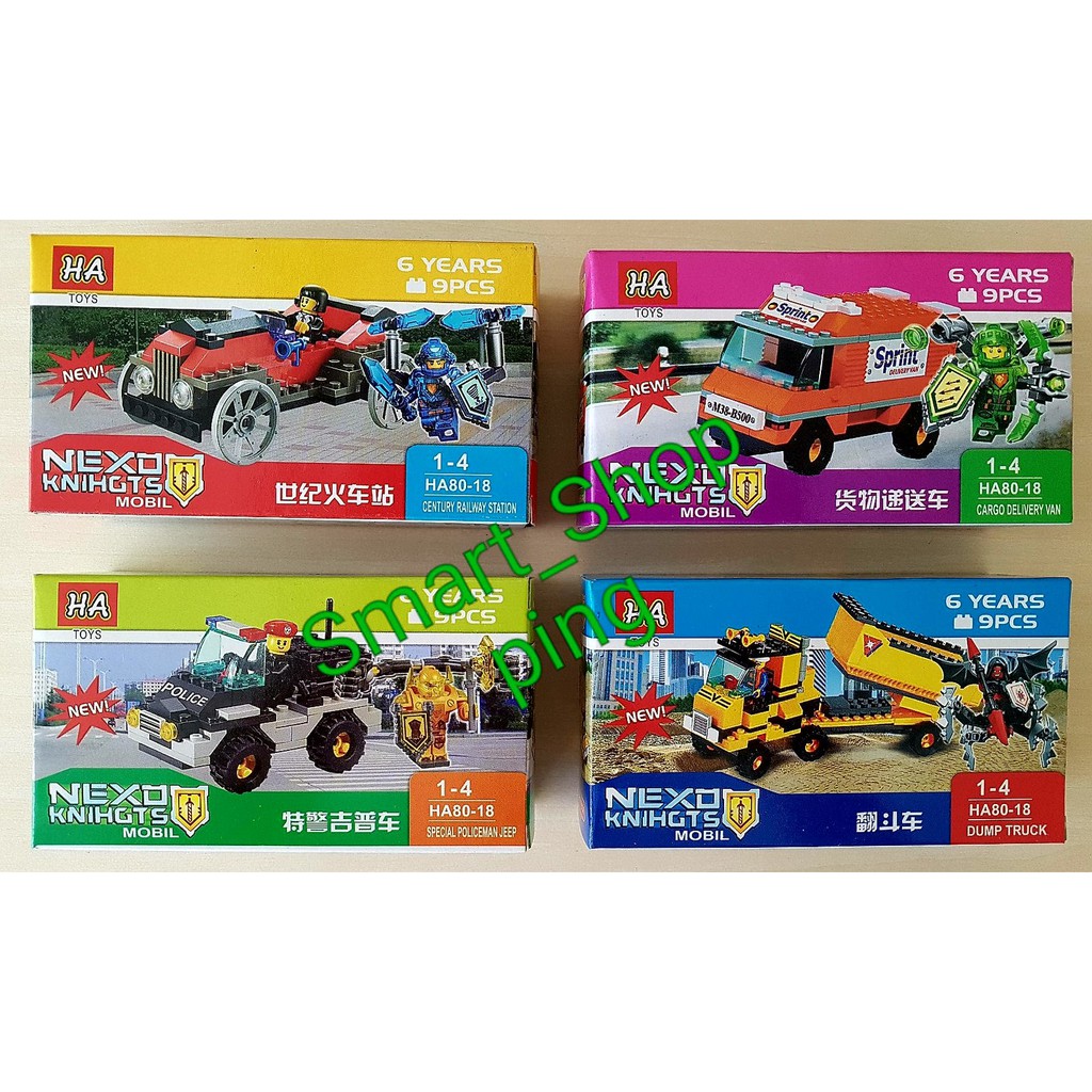 Mainan Lego Mobil Nexo knights / King Beast / Shen Shou Jin Gang / Kontruksi Rakit HA