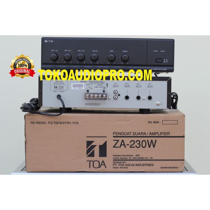 Toa ZA230W Amplifier Toa