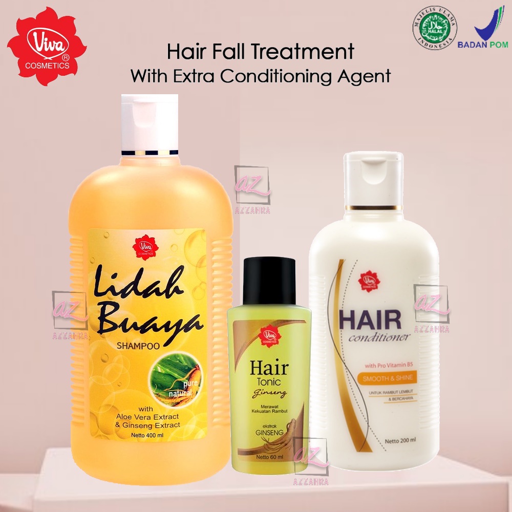 VIVA Paket Hair Fall Treatment with Extra Conditioning Agent - 3pcs