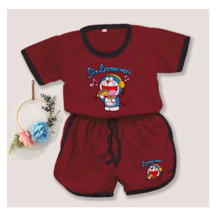 VF-Setelan baju playful colour anak karakter dora / setelan anak unisex